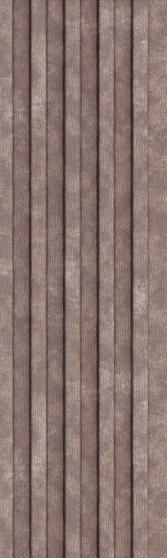Estella Decor Charcoal Louvers Marble & Stone Brown 8x0.39 Ft - Ed 1306