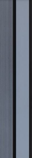 Charcoal Louvers Panel Wood Blue 8x0.39 Ft - Ed 1420