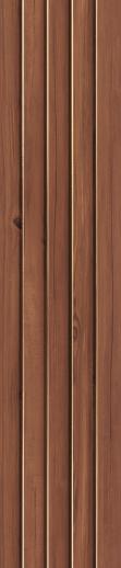 Estella Decor Estella Decor Charcoal Louvers 8x0.39 ft plain colors Brown ED 1719