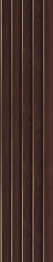 Estella Decor Estella Decor Charcoal Louvers 8x0.39 ft plain colors Brown ED 1720