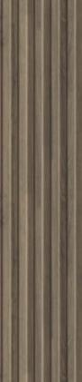 North Land Grey Oak 3D Plank Wood Louvers Brown 8x0.58 Ft - Ev 12303