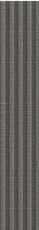 Mialno Tessuti 3D Plank Luxe Sense Series Louvers Fabric Black 8x0.58 Ft - Ev 12603