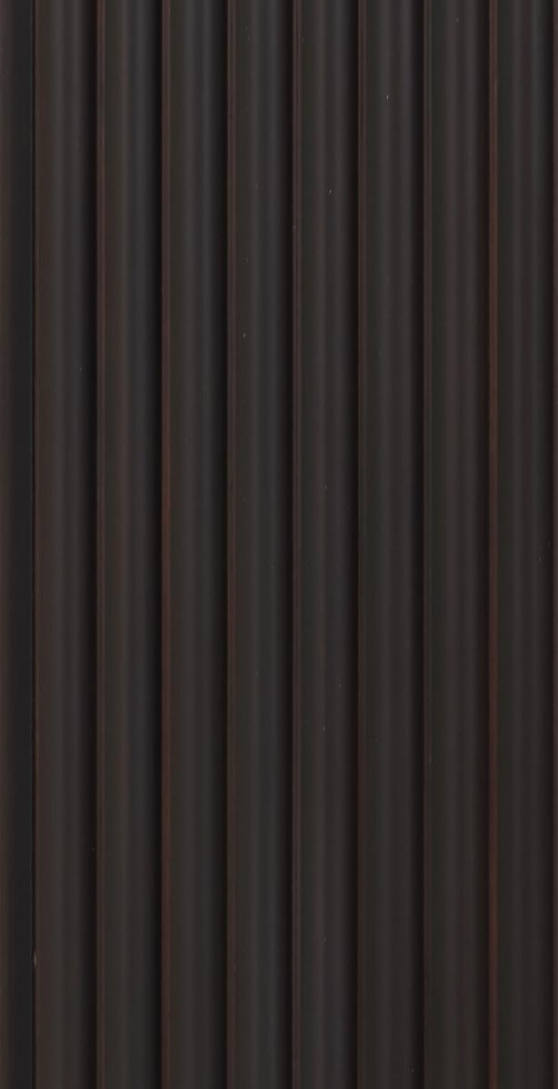 Ebony Brown Interlock Wpc Louvers Plain Colors 9.35x0.41 Ft - Pn 02738 C