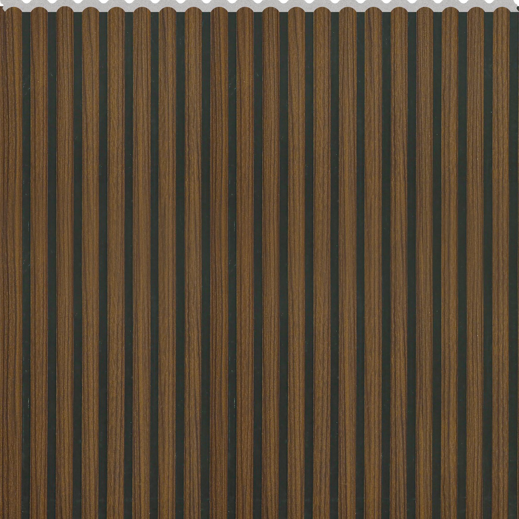 Interlock Wpc Louvers Wood Ebony Walnut 9.5x1 Ft - Pn 02732 K