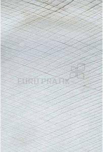 Europratik Lucento Series Patterned Decorative Wall Panel 4x4 ft designer louvers Silver 10403