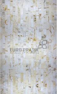 Lucento Series Patterned Decorative Wall Panel Designer Grey 4x4 Ft - 10501 1