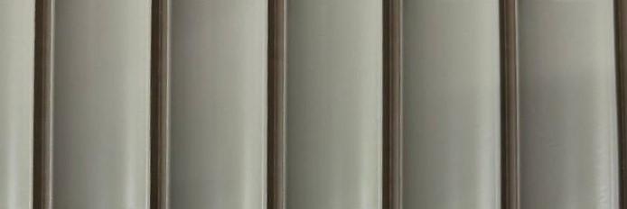 Cassa5 Series Patterned Louvers Plain Colors Beige 8x0.83 Ft - 11209
