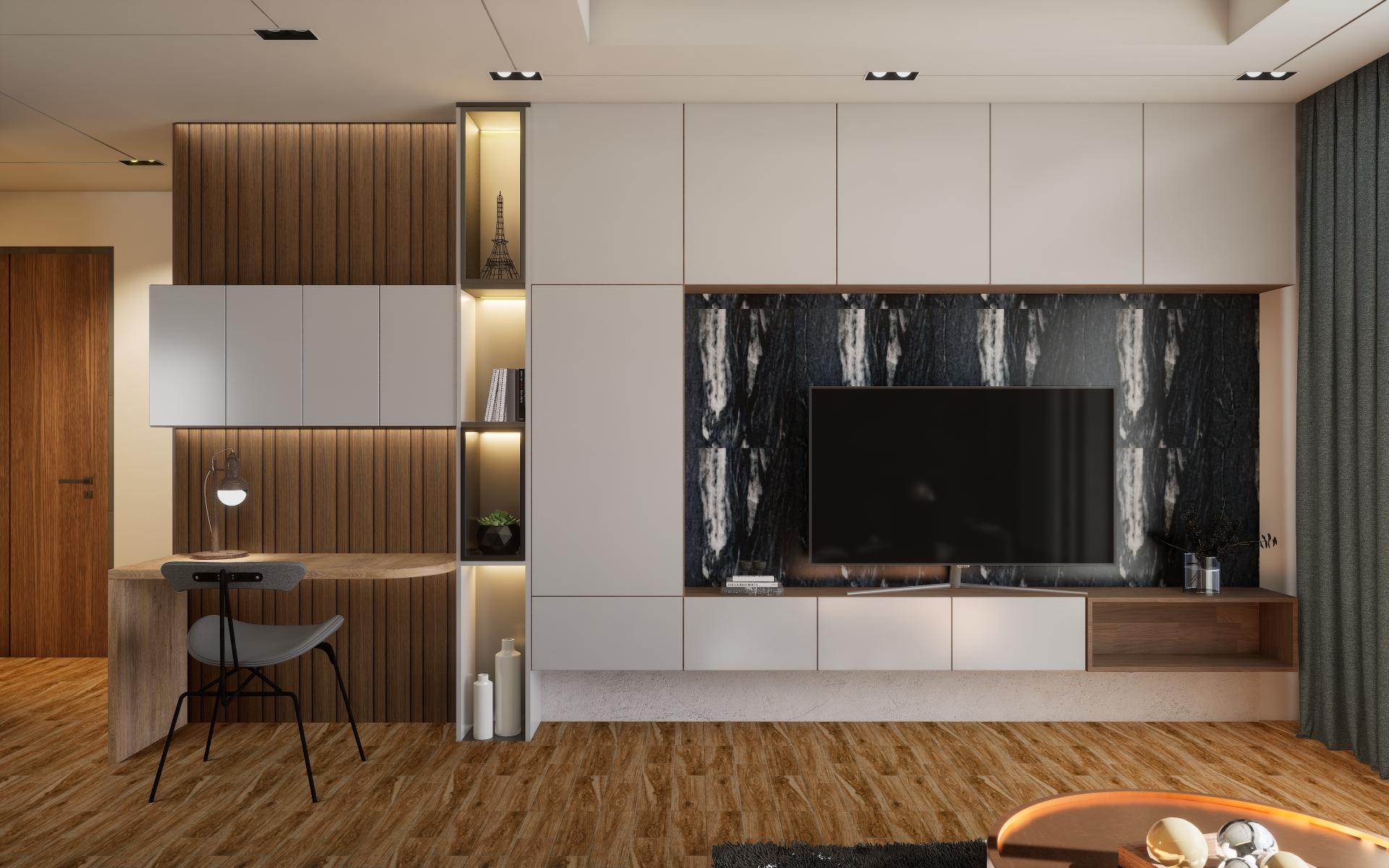A Louvers Series Wood Brown 8x0.39 Ft - 3222
