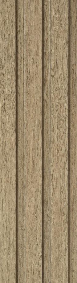 Louvers Series Wood Brown 8x0.39 Ft - 3224