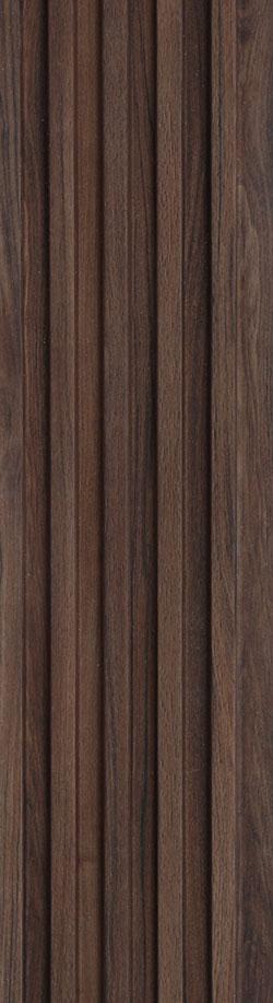 Louvers Series Wood Brown 8x0.39 Ft - 3231