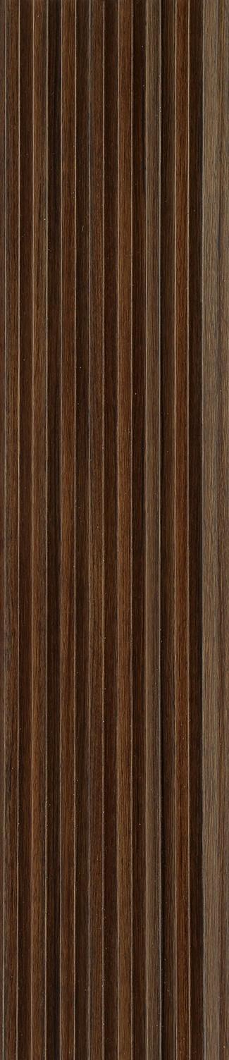 Louvers Series Wood Brown 8x0.39 Ft - 3238