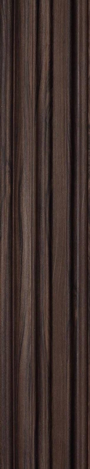 Louvers Series Wood Brown 8x0.39 Ft - 3239