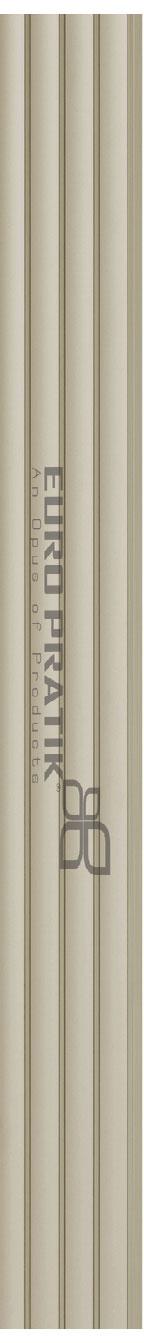 Cassa3 Series Patterned Louvers Designer Beige 8x0.4 Ft - 3427-01