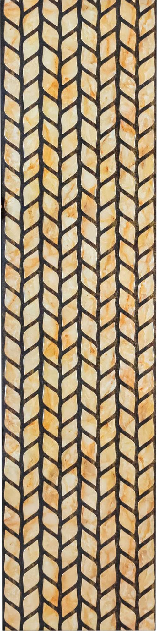 Aspire Series Patterned Decorative Wall Panel Designer Brown 8x2 Ft - 40007