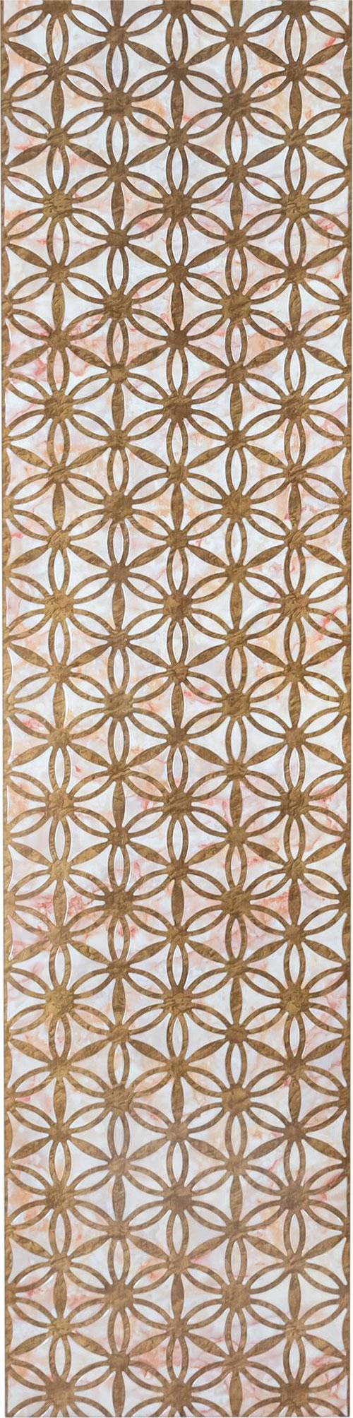 Aspire Series Patterned Decorative Wall Panel Designer Brown 8x2 Ft - 40011