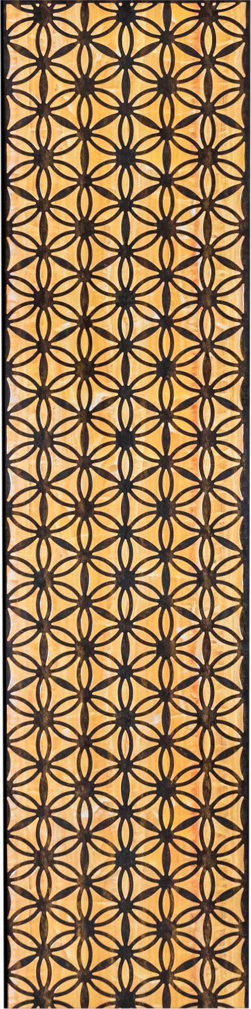 Aspire Series Patterned Decorative Wall Panel Designer Yellow 8x2 Ft - 40012