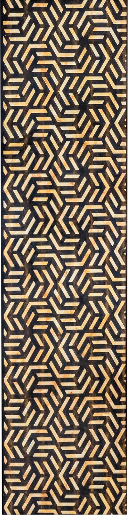 Aspire Series Patterned Decorative Wall Panel Designer Brown 8x2 Ft - 40016