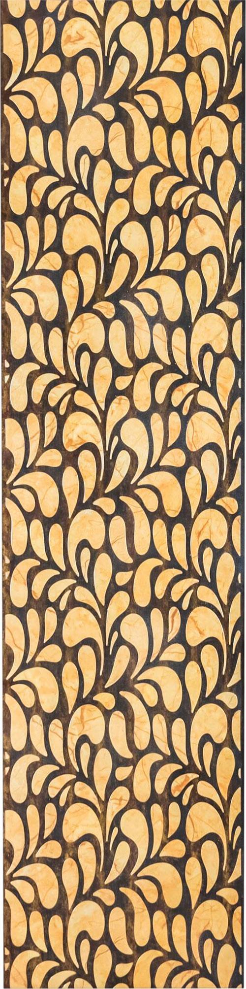Aspire Series Patterned Decorative Wall Panel Designer Yellow 8x2 Ft - 40021