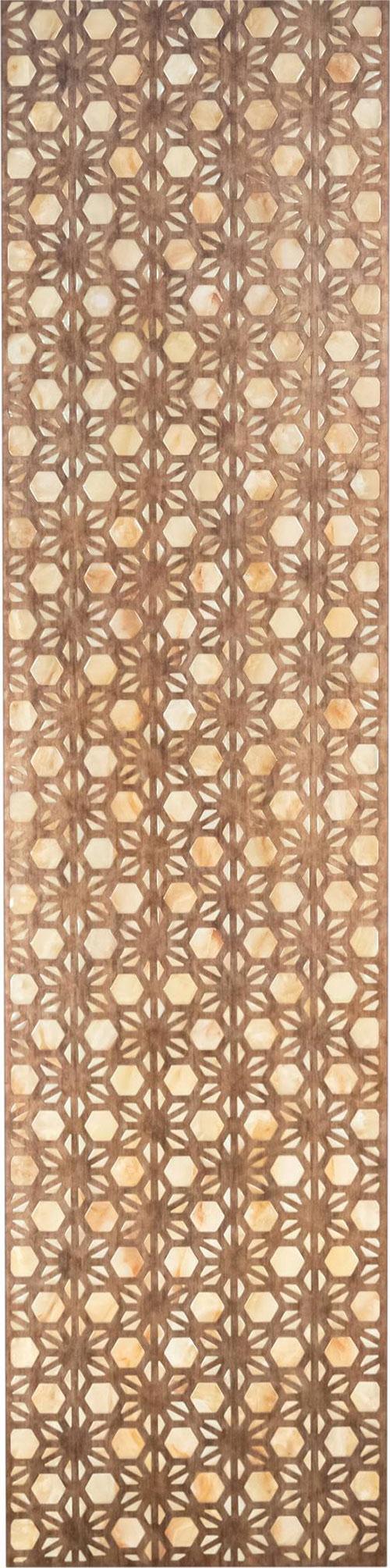 Aspire Series Patterned Decorative Wall Panel Designer Brown 8x2 Ft - 40038