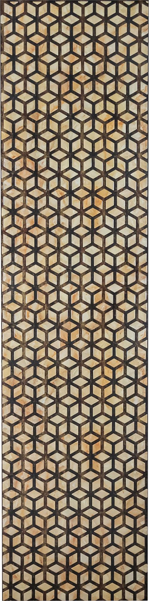 Aspire Series Patterned Decorative Wall Panel Designer Brown 8x2 Ft - 40041