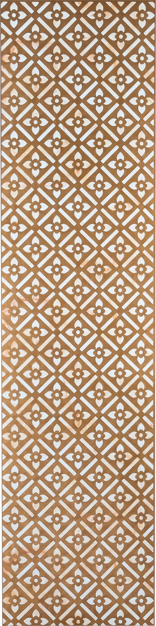 Aspire Series Patterned Decorative Wall Panel Designer Brown 8x2 Ft - 40047