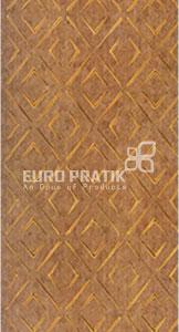 Aspire Series Patterned Decorative Wall Panel Designer Brown 8x2 Ft - 40315