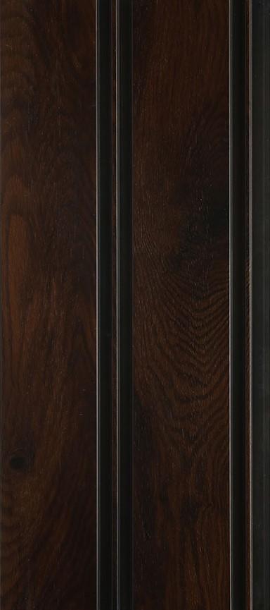 Louvers Series Wood Brown 8x0.65 Ft - 4612