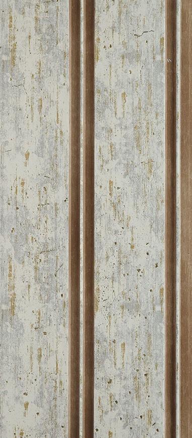 Louvers Series Patterned Designer Grey 8x0.65 Ft - 4716
