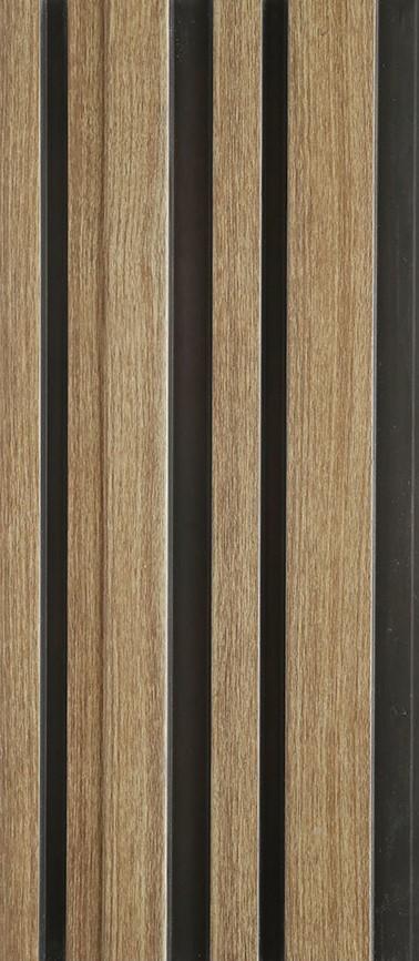 Louvers Series Wood Brown 8x0.65 Ft - 4822