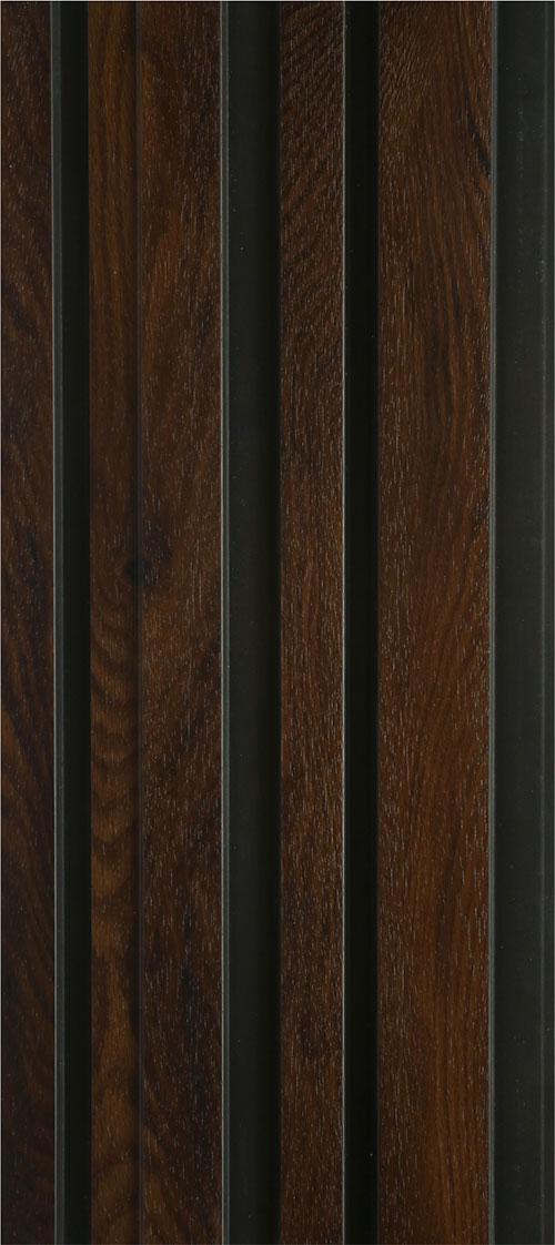 Louvers Series Wood Brown 8x0.65 Ft - 4824