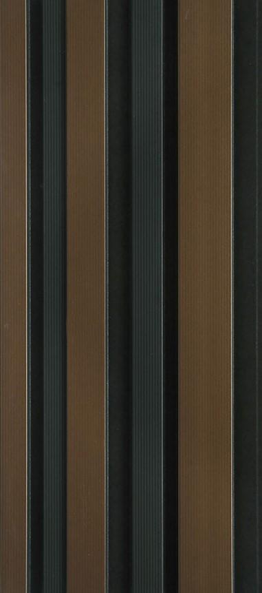Louvers Series Wood Brown 8x0.65 Ft - 4828