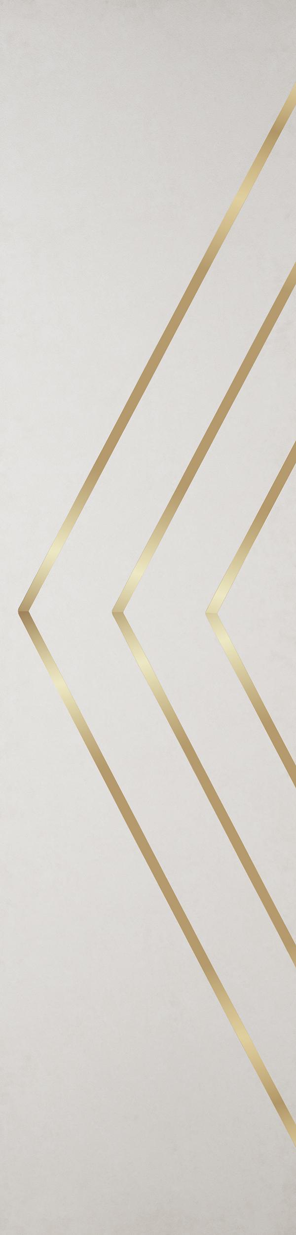 Allure Series Patterned Decorative Wall Panel Designer White 8x2 Ft - 5127