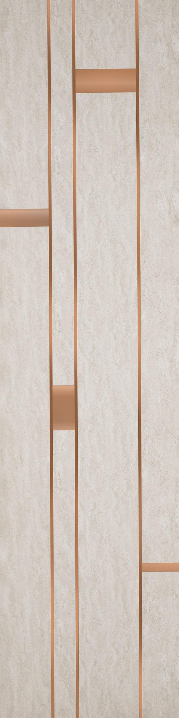 Allure Series Patterned Decorative Wall Panel Designer Grey 8x2 Ft - 5225