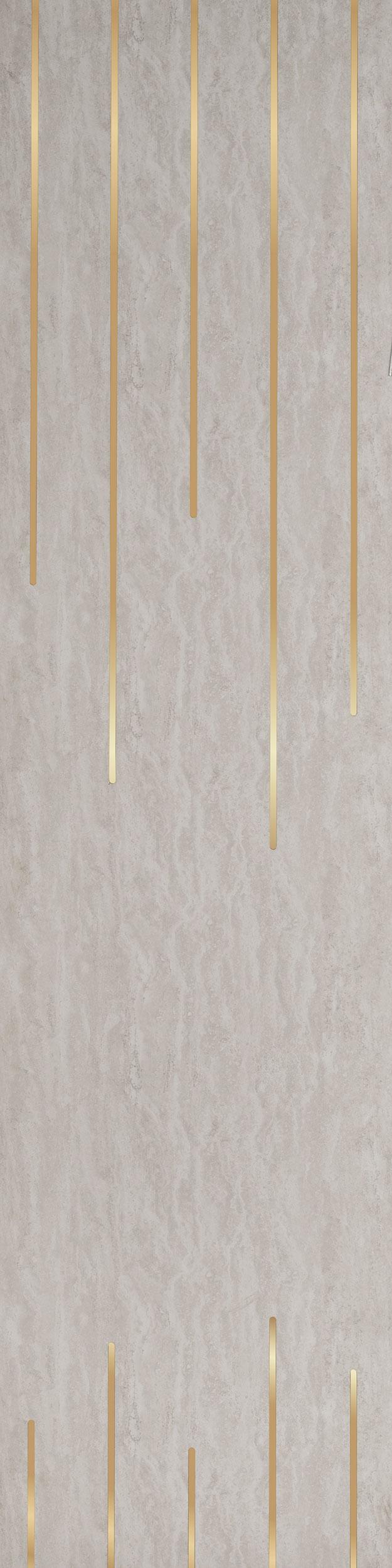 Allure Series Patterned Decorative Wall Panel Designer Grey 8x2 Ft - 5230