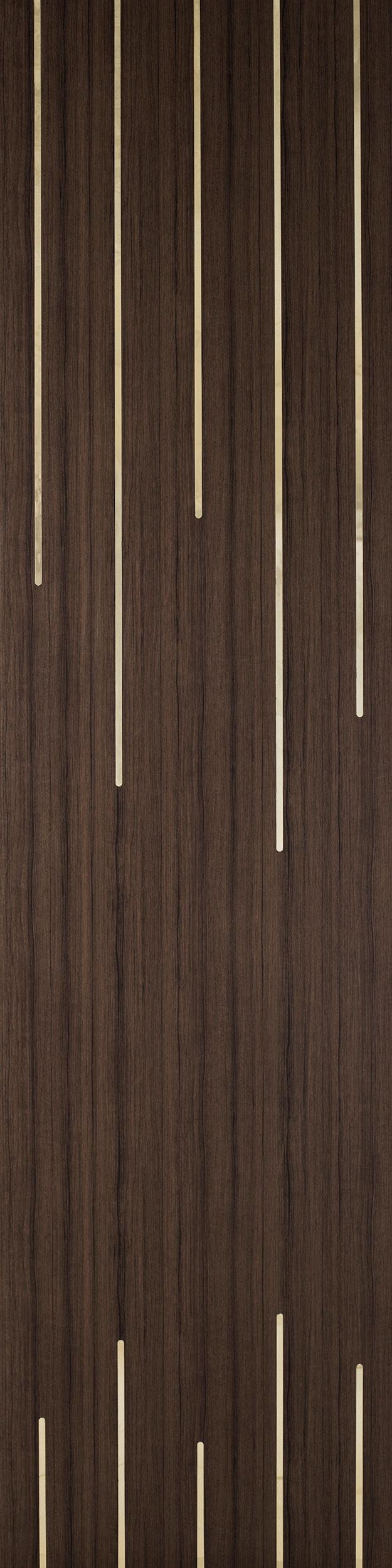 Allure Series Patterned Decorative Wall Panel Designer Brown 8x2 Ft - 5231