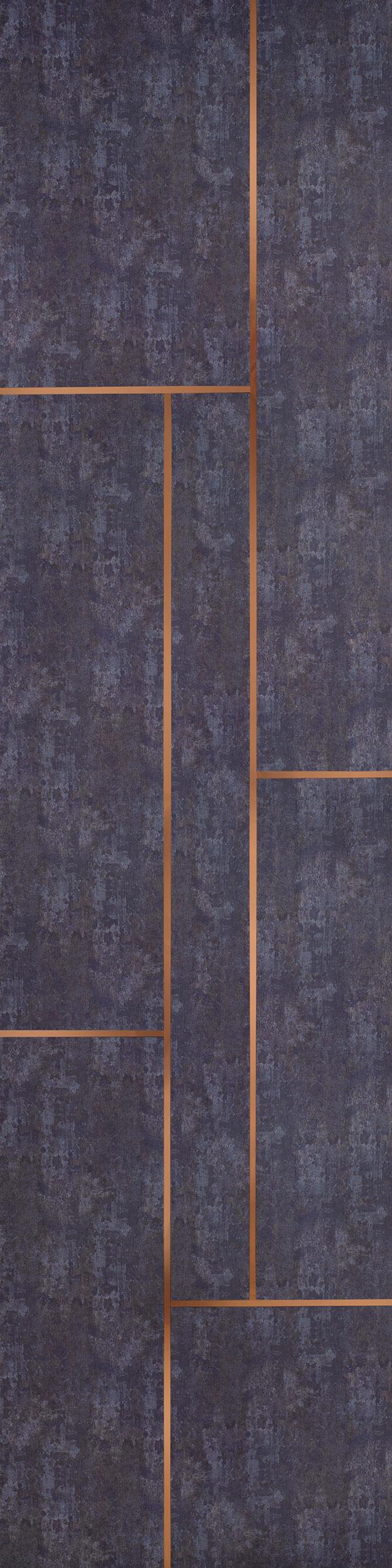 Allure Series Patterned Decorative Wall Panel Designer Black 8x2 Ft - 5232