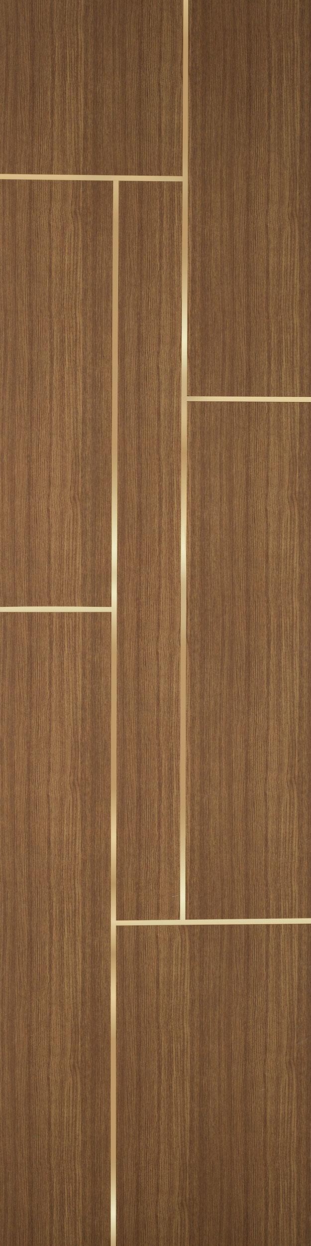 Allure Series Patterned Decorative Wall Panel Designer Brown 8x2 Ft - 5233