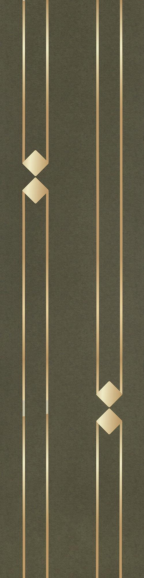 Allure Series Patterned Decorative Wall Panel Designer Grey 8x2 Ft - 5318