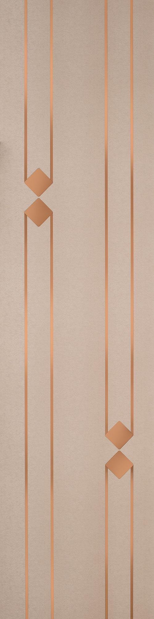 Allure Series Patterned Decorative Wall Panel Designer Beige 8x2 Ft - 5319