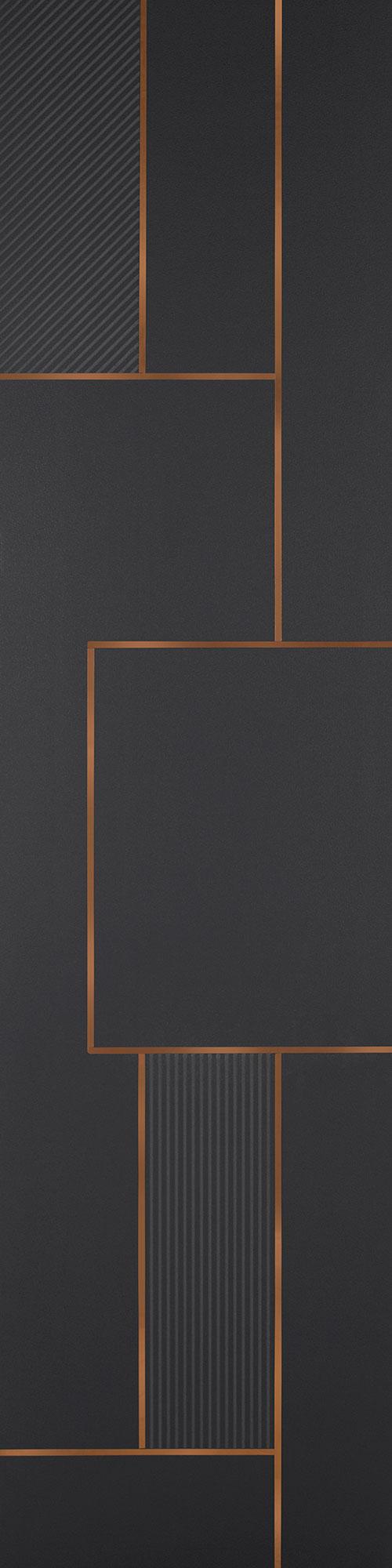 Allure Series Patterned Decorative Wall Panel Designer Grey 8x2 Ft - 5335