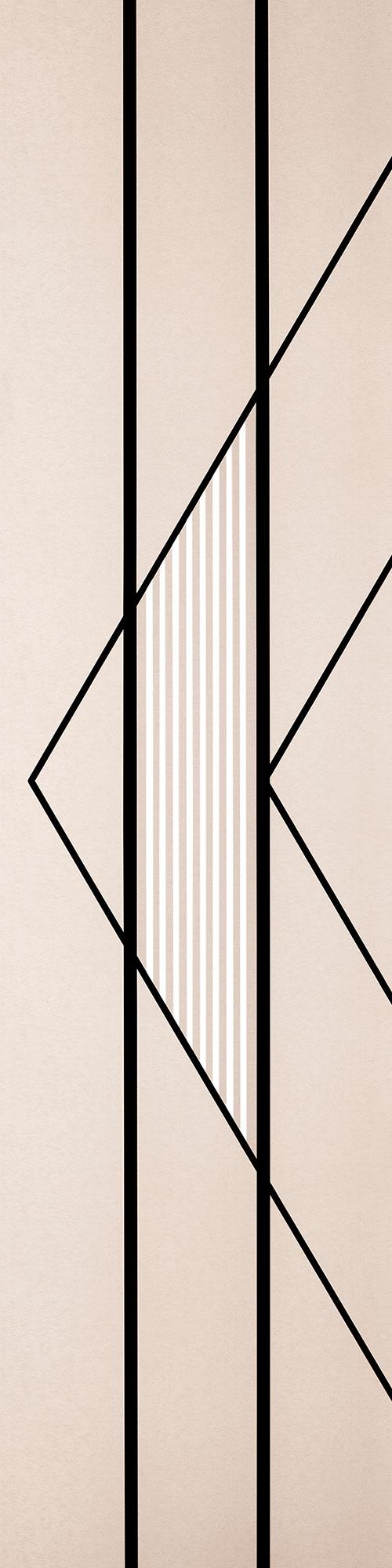 Allure Series Patterned Decorative Wall Panel Designer Cream 8x2 Ft - 5340