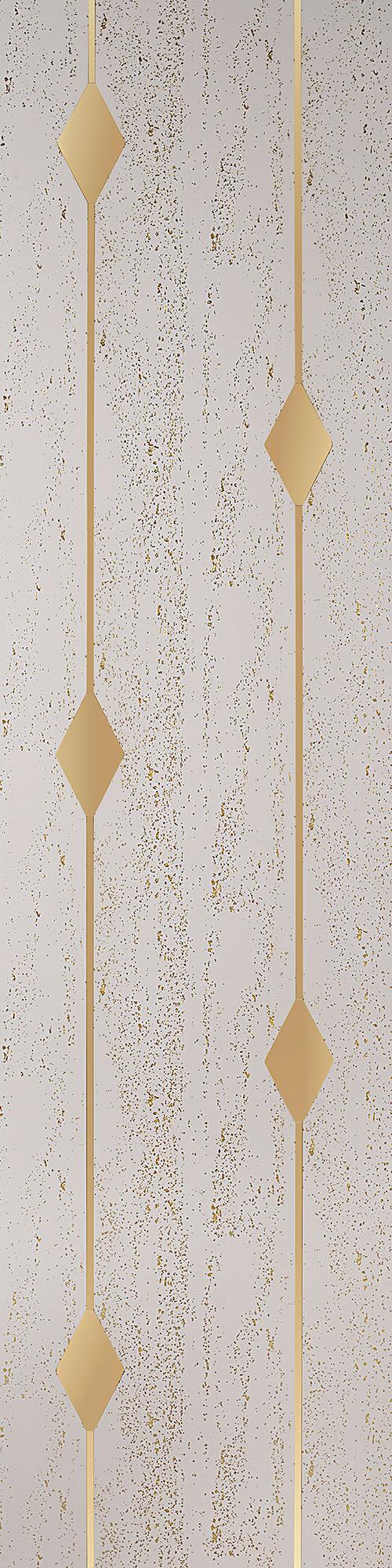 Allure Series Patterned Decorative Wall Panel Designer Beige 8x2 Ft - 5416