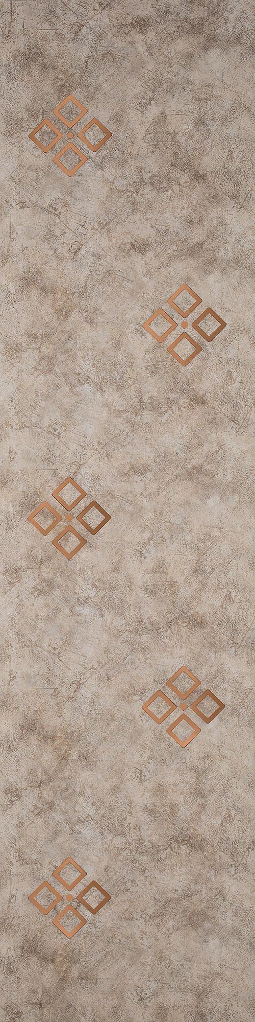 Allure Series Patterned Decorative Wall Panel Designer Beige 8x2 Ft - 5419