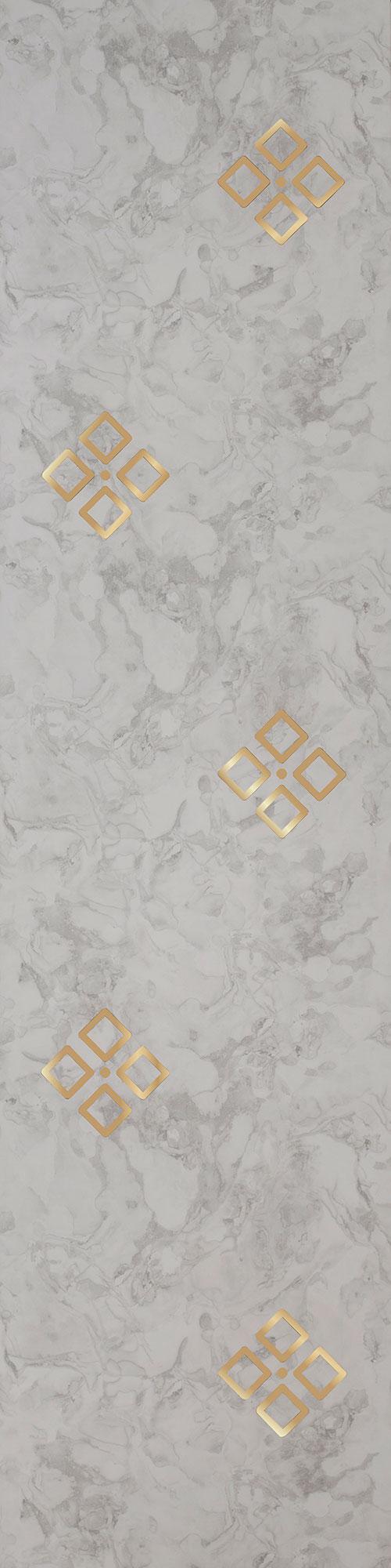 Allure Series Patterned Decorative Wall Panel Designer Grey 8x2 Ft - 5420