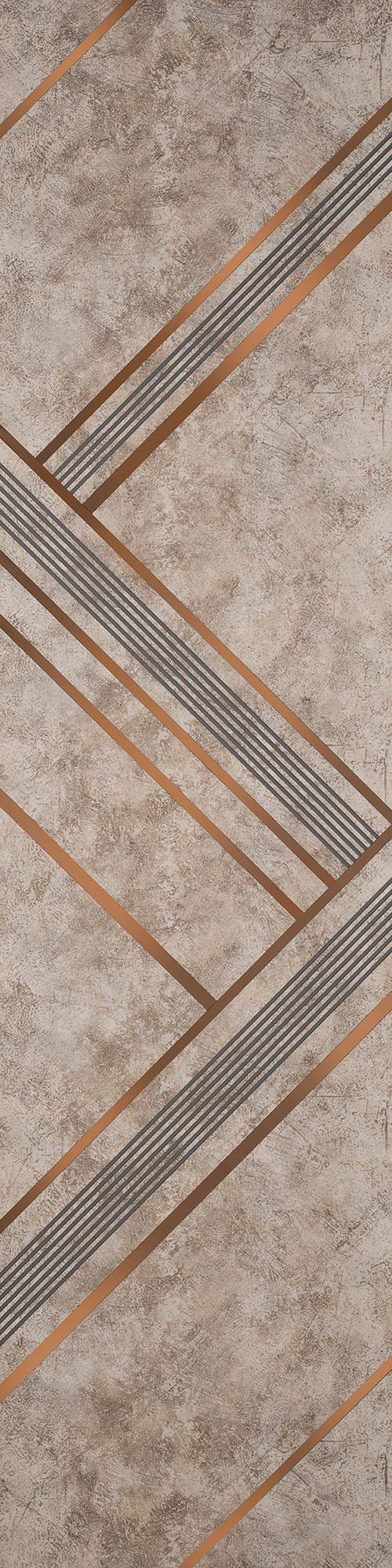 Allure Series Patterned Decorative Wall Panel Designer Beige 8x2 Ft - 5433