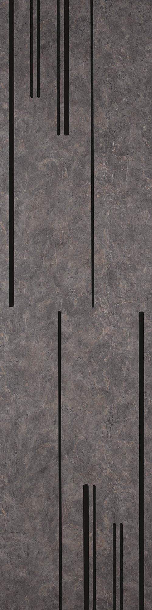 Allure Series Patterned Decorative Wall Panel Designer Grey 8x2 Ft - 5436