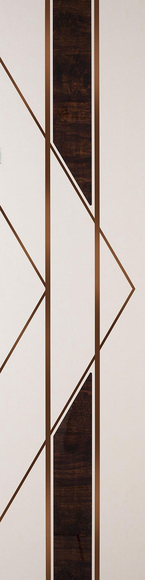 Allure Series Patterned Decorative Wall Panel Designer Cream 8x2 Ft - 5438
