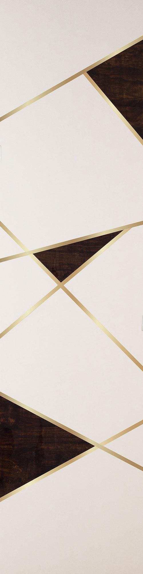 Allure Series Patterned Decorative Wall Panel Designer Cream 8x2 Ft - 5440