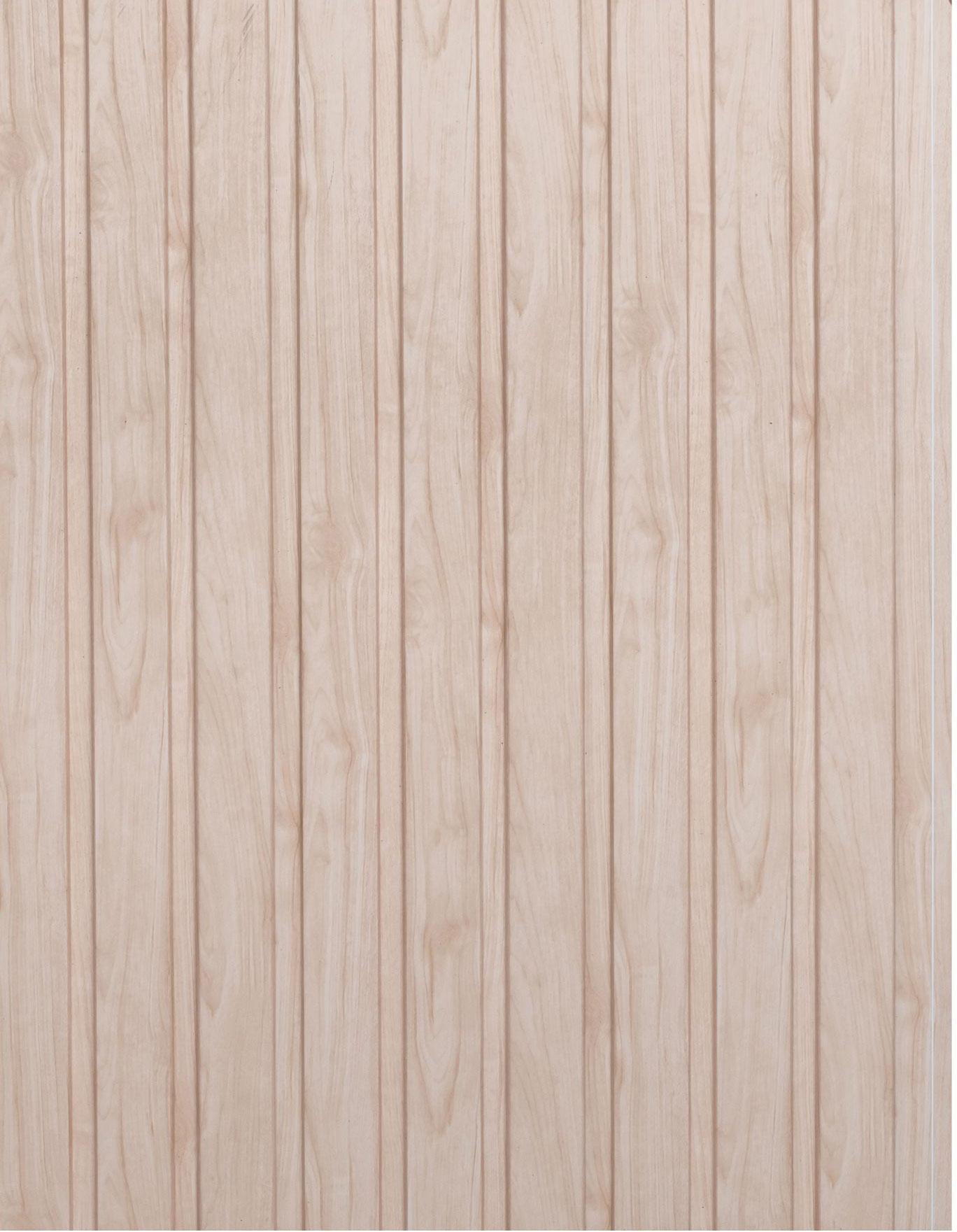 Cassa Series Wood Louvers Beige 8x0.53 Ft - 5722