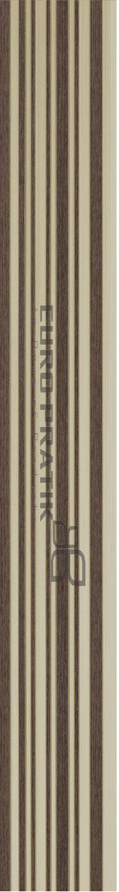Cassa3 Series Patterned Louvers Designer Multi Colour 8x0.53 Ft - 5801-01